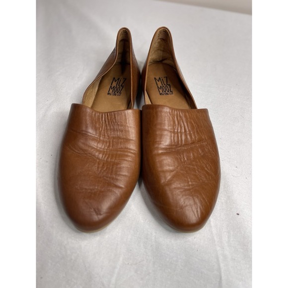 Miz Mooz Shoes - Miz Mooz Women's Slides Light Brown Size 38 Gently Used Condition Style Kimmy